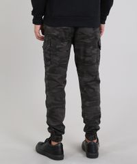 Calca-de-Sarja-Masculina-Jogger-Cargo-Estampada-Camuflada-Chumbo-9581535-Chumbo_4