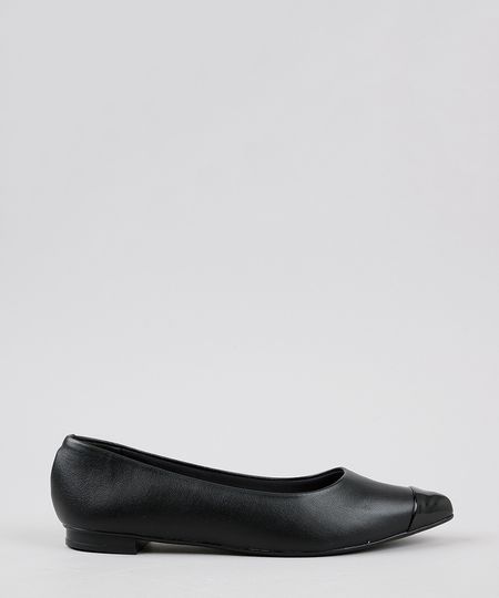Sapatilha-Feminina-Bico-Fino-Moleca-com-Recorte-Preta-9568930-Preto_1