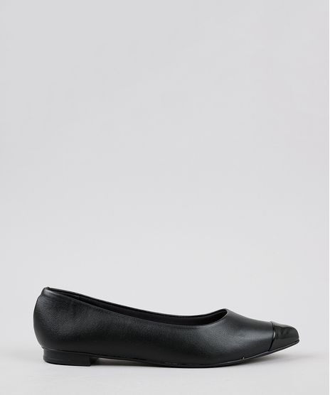 Sapatilha-Feminina-Bico-Fino-Moleca-com-Recorte-Preta-9568930-Preto_1