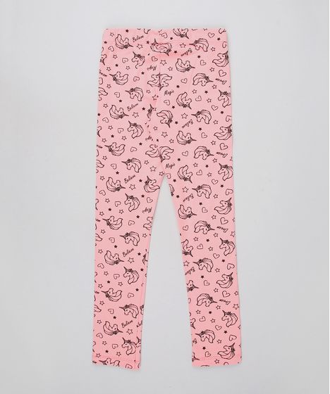 calça legging unicornio