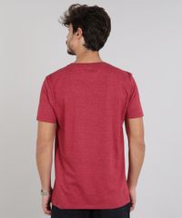 Camiseta-Masculina-com-Bolso-Estampado-Tropical-Manga-Curta-Gola-Careca-Vermelho-Escuro-9536545-Vermelho_Escuro_2