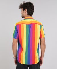 Camisa-Masculina-Pride-Listrada-Arco-Iris-Manga-Curta-Amarela-9580135-Amarelo_2