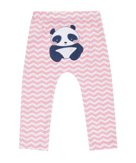 Calca-Estampada-Panda-em-Algodao---Sustentavel-Rosa-8435686-Rosa_1