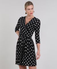 Vestido-Feminino-Curto-Estampado-de-Poa-Manga-3-4-Preto-9484995-Preto_1 Vestido-Feminino-Curto-Estampado-de-Poa-Manga-3-4-Preto-9484995-Preto_1