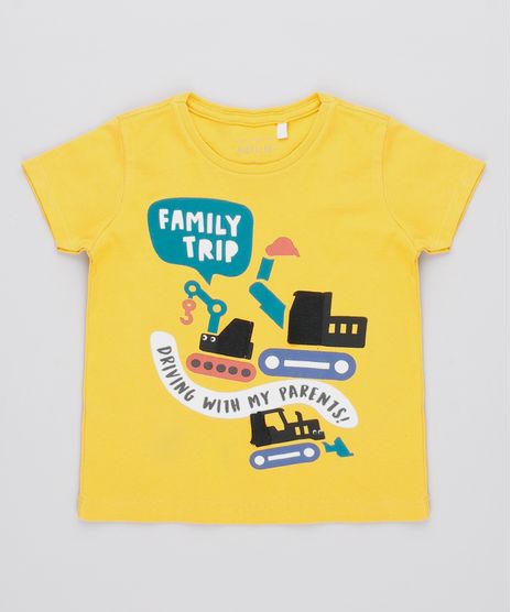 Camiseta-Infantil-com-Estampa-Interativa-de-Carros-Manga-Longa-Mostarda-9530789-Mostarda_1