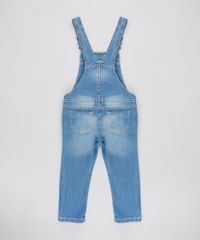 Macacao-Jeans-Infantil-com-Puidos-e-Bolsos-Azul-Claro-9418158-Azul_Claro_2