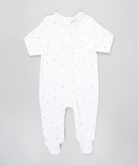 Macacao-Infantil-Estampado-com-Renda-Manga-Longa-Branco-9450989-Branco_1