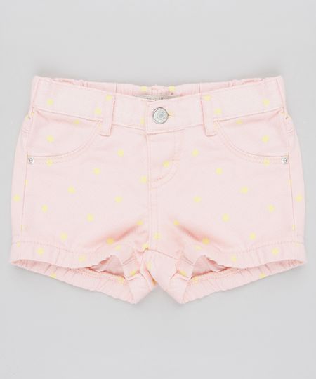 Short-de-Sarja-Infantil-Estampado-de-Estrelas-Rose-9557947-Rose_1 Short-de-Sarja-Infantil-Estampado-de-Estrelas-Rose-9557947-Rose_1
