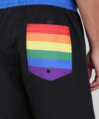 Short-Masculino-Pride-com-Bolso-Listrado-Arco-Iris-Preto-9427240-Preto_2
