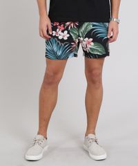 Short-Masculino-Estampado-de-Folhagens-com-Bolso-Preto-9525321-Preto_1 Short-Masculino-Estampado-de-Folhagens-com-Bolso-Preto-9525321-Preto_1