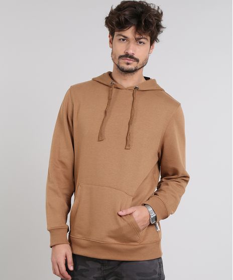 Blusao-Masculino-Basico-em-Moletom-com-Capuz-Caramelo-9345790-Caramelo_1
