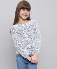Sueter-Infantil-em-Trico-Texturizado-Branco-9347629-Branco_1