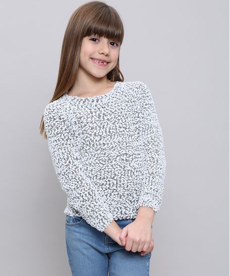 Sueter-Infantil-em-Trico-Texturizado-Branco-9347629-Branco_1