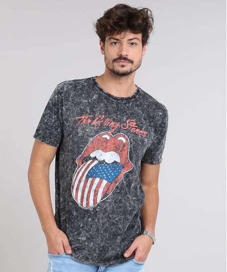 Camiseta-Masculina-de-Banda-The-Rolling-Stones-Manga-Curta-Gola-Careca-Preta-9592001-Preto_1