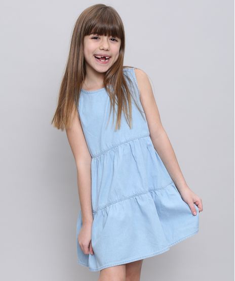 Vestido-Jeans-Infantil-com-Recortes-Sem-Manga-Azul-Claro-9583437-Azul_Claro_1