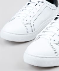 Tenis-Masculino-com-Pespontos-e-Recorte-Branco-9629115-Branco_2