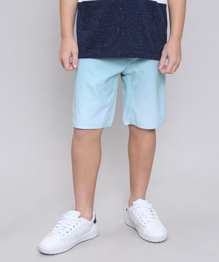 Bermuda-Infantil-Estampada-Listrada-com-Bolso-Verde-Agua-9536715-Verde_Agua_1