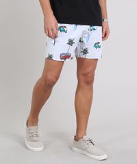 Short-Masculino-Estampado-de-Carros-com-Bolsos-Bege-Claro-9525316-Bege_Claro_1
