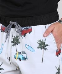 Short-Masculino-Estampado-de-Carros-com-Bolsos-Bege-Claro-9525316-Bege_Claro_2