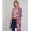 Capa-Feminina-Longa-Estampada-Floral-com-Fenda-Manga-3-4-Vinho-9570724-Vinho_1