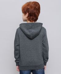 Blusao-Infantil--Yeah---em-Moletom-com-Capuz-Cinza-Mescla-Escuro-9367545-Cinza_Mescla_Escuro_2