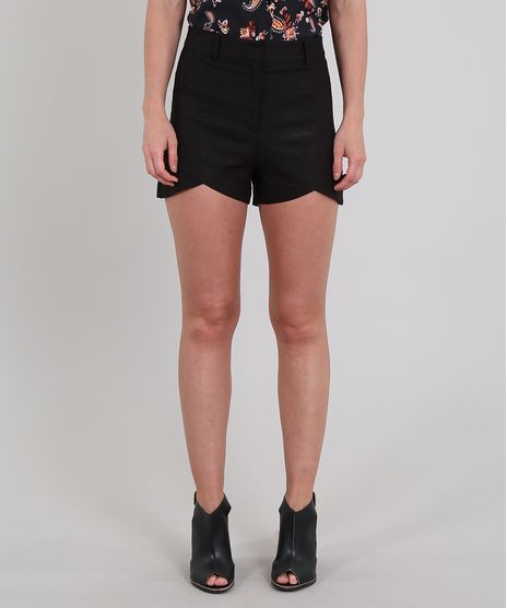Short-Feminino-com-Linho-e-Sobreposicao-Preto-9471218-Preto_1