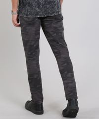 Calca-de-Sarja-Masculina-Carrot-Estampada-Camuflada-Chumbo-9534149-Chumbo_4