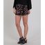 Short-Feminino-Estampado-de-Arabesco-com-Sobreposicao--Preto-9575918-Preto_1
