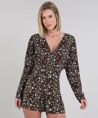 Macaquinho-Feminino-Estampado-Floral-Manga-Longa-Preto-9571889-Preto_1