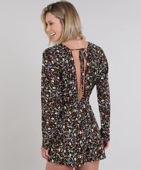 Macaquinho-Feminino-Estampado-Floral-Manga-Longa-Preto-9571889-Preto_2