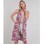 Colete-Feminino-Longo-Estampado-Floral-com-Fenda-Vinho-9570722-Vinho_1