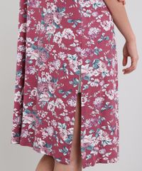 Colete-Feminino-Longo-Estampado-Floral-com-Fenda-Vinho-9570722-Vinho_4 Colete-Feminino-Longo-Estampado-Floral-com-Fenda-Vinho-9570722-Vinho_4