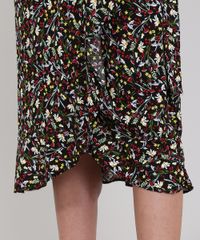 Saia-Feminina-Midi-Envelope-Estampada-Floral-com-Babado-Preta-9571727-Preto_4