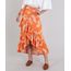 Saia-Feminina-Midi-Mullet-Envelope-Estampada-de-Folhagem-com-Babado-Laranja-9579180-Laranja_1