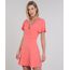 Vestido-Feminino-Curto-Canelado-Transpassado-Manga-Curta-Coral-9581014-Coral_1