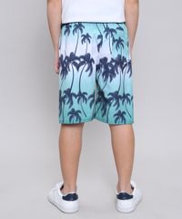 Bermuda-Infantil-Estampada-de-Coqueiros-com-Bolso-Verde-Agua-9536716-Verde_Agua_2