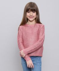 Sueter-Infantil-em-Trico-com-Paetes-Rosa-Escuro-9347626-Rosa_Escuro_1 Sueter-Infantil-em-Trico-com-Paetes-Rosa-Escuro-9347626-Rosa_Escuro_1