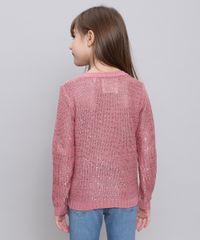 Sueter-Infantil-em-Trico-com-Paetes-Rosa-Escuro-9347626-Rosa_Escuro_2 Sueter-Infantil-em-Trico-com-Paetes-Rosa-Escuro-9347626-Rosa_Escuro_2