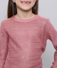 Sueter-Infantil-em-Trico-com-Paetes-Rosa-Escuro-9347626-Rosa_Escuro_4 Sueter-Infantil-em-Trico-com-Paetes-Rosa-Escuro-9347626-Rosa_Escuro_4