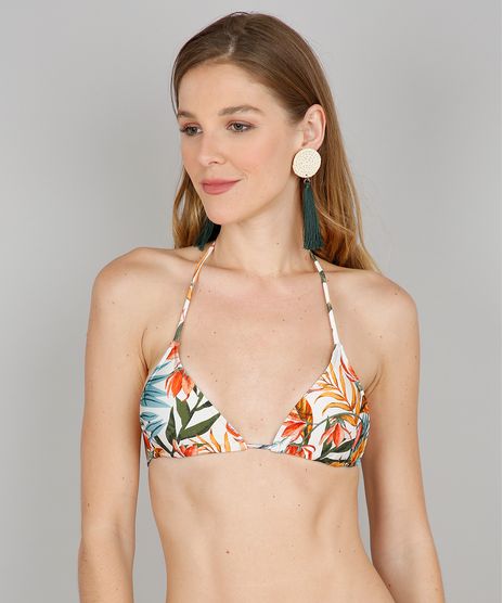 Biquini-Top-Cortininha-Estampado-Floral-com-Protecao-UV50--Bege-9563096-Bege_1