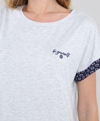 Camisola-Feminina-com-Bordado-e-Recorte-Manga-Curta-Cinza-Mescla-Claro-9548255-Cinza_Mescla_Claro_3