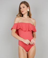 Maio-Body-Ombro-a-Ombro-com-Babados-Texturizado-Sem-Bojo-Com-Protecao-UV-50-Coral-9564132-Coral_1