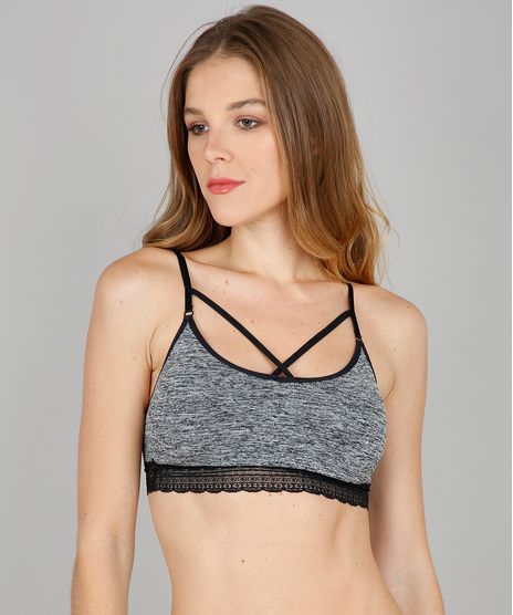 Top-Sem-Costura-Strappy-com-Renda-Bojo-Removivel-Sem-Aro-Cinza-Mescla-9329538-Cinza_Mescla_1