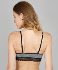 Top-Sem-Costura-Strappy-com-Renda-Bojo-Removivel-Sem-Aro-Cinza-Mescla-9329538-Cinza_Mescla_2