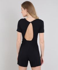 Macaquinho-Feminino-com-Botoes-e-Vazado-Manga-Curta-Preto-9569413-Preto_2