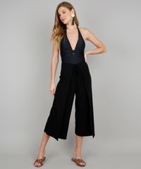 Calca-Feminina-Pantacourt-Canelada-com-Amarracao-Preta-9588310-Preto_3