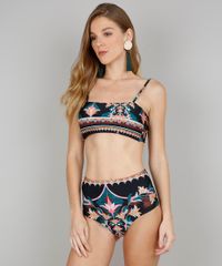 Biquini-Top-Faixa-Estampado-Floral-Etnico-com-Protecao-UV50--Preto-9563090-Preto_3