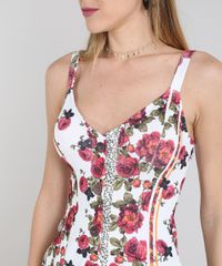 Vestido-Feminino-Estampado-Floral-com-Botoes-e-Fenda-Alca-Media-Branco-9571117-Branco_4