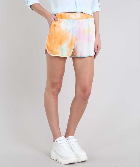 Short-Feminino-Tie-Dye-com-Bolsos--Multicor-9578562-Multicor_1
