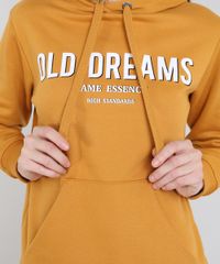 Blusao-Feminino-em-Moletom--Old-Dreams--com-Capuz-e-Bolso-Mostarda-9584183-Mostarda_4